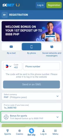 1xBet app screenshot 3
