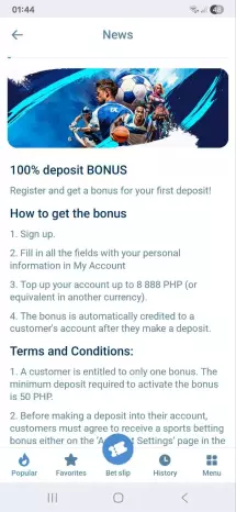 1xBet app screenshot 4